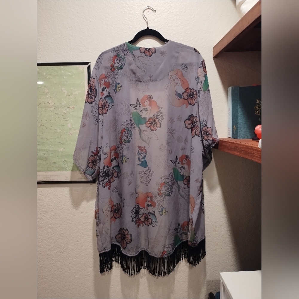 Disney Little Mermaid Kimono - Women's Size X Large - Picture 2 of 3